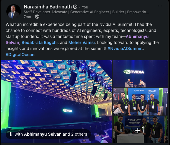 Nvidia AI Summit Post Image